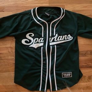 Michigan State Spartans baseball jersey